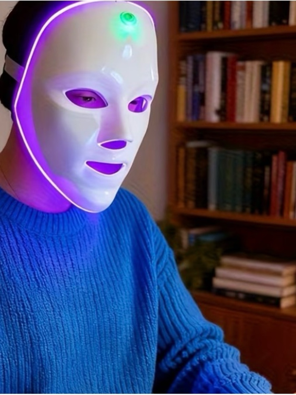 LED Facial Mask Skin Therapy Mask - White